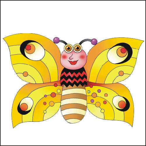 Motýlek - žluťásek 024
